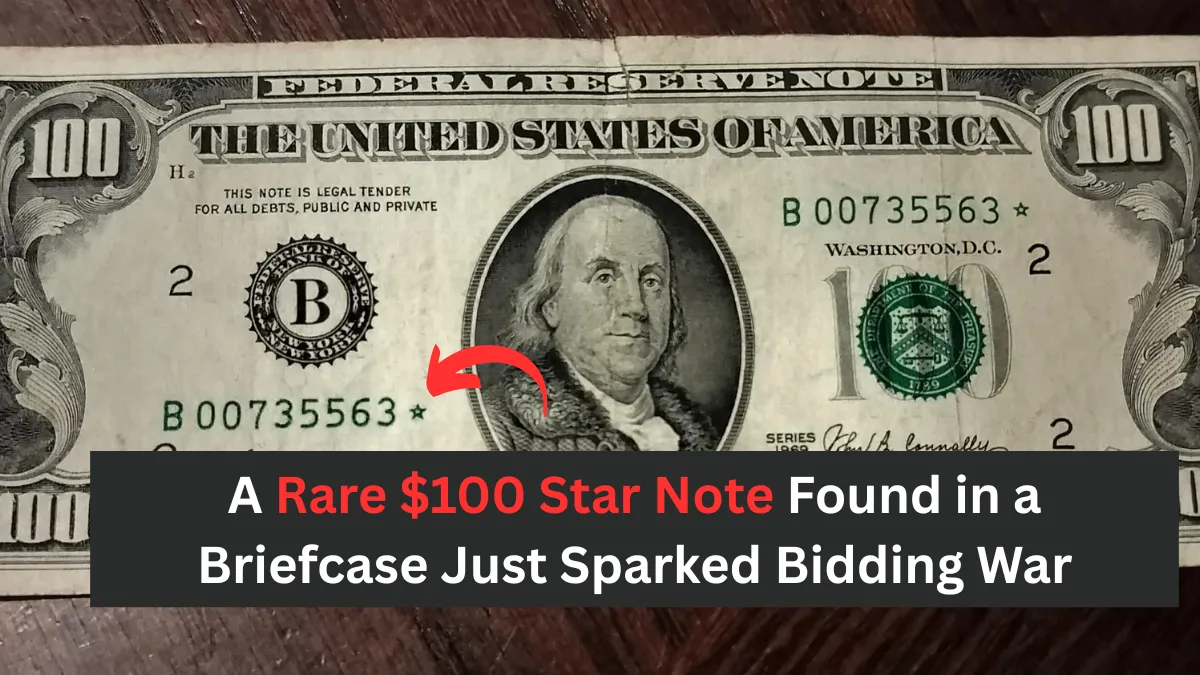 A Rare $100 Star Note Found in a Briefcase Just Sparked Bidding War