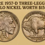 Rare 1937-D Three-Legged Buffalo Nickel Worth $150,000