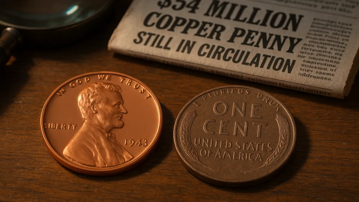 1943 Copper Penny coins value is $54 Million of single, Still in Circulation
