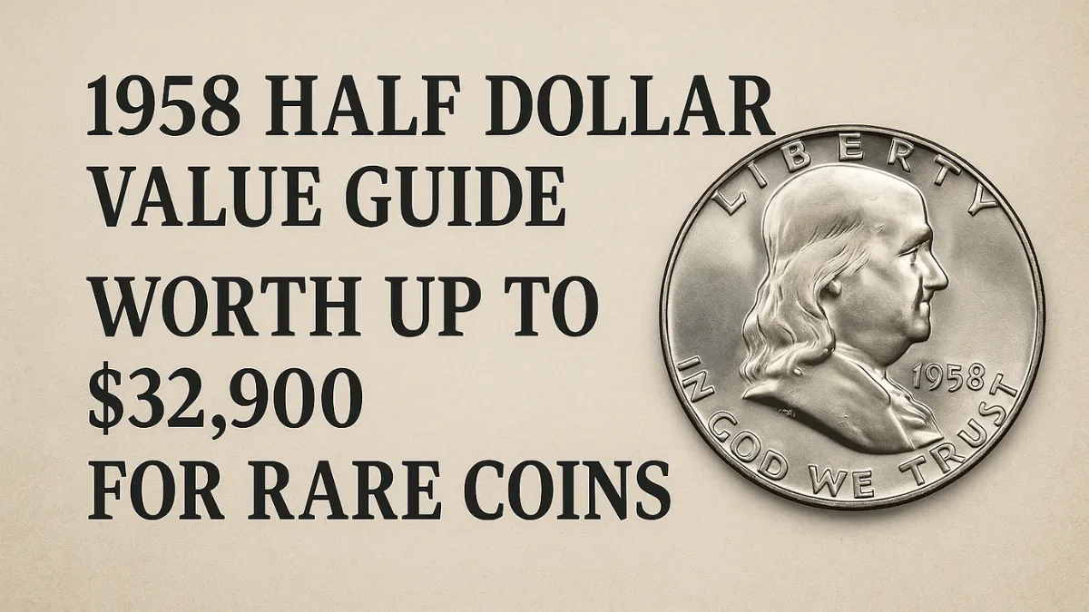 1958 Half Dollar Value Guide: Worth Up to $32,900 for Rare Coins